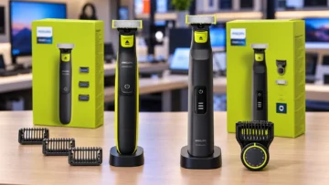 OneBlade ou OneBlade Pro: pentes fixos ou ajuste de 0,5 a 9 mm