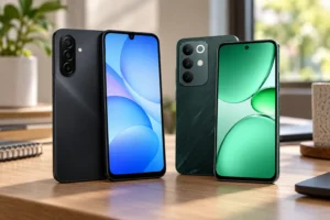 Galaxy A17 ou realme C85 Pro: câmera com OIS ou bateria de 7000mAh
