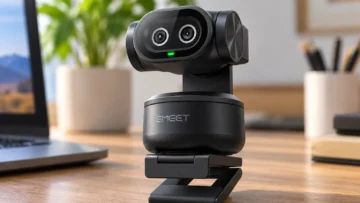 EMEET PIXY 4K, kit com tripé ou 2K: o que muda na escolha?