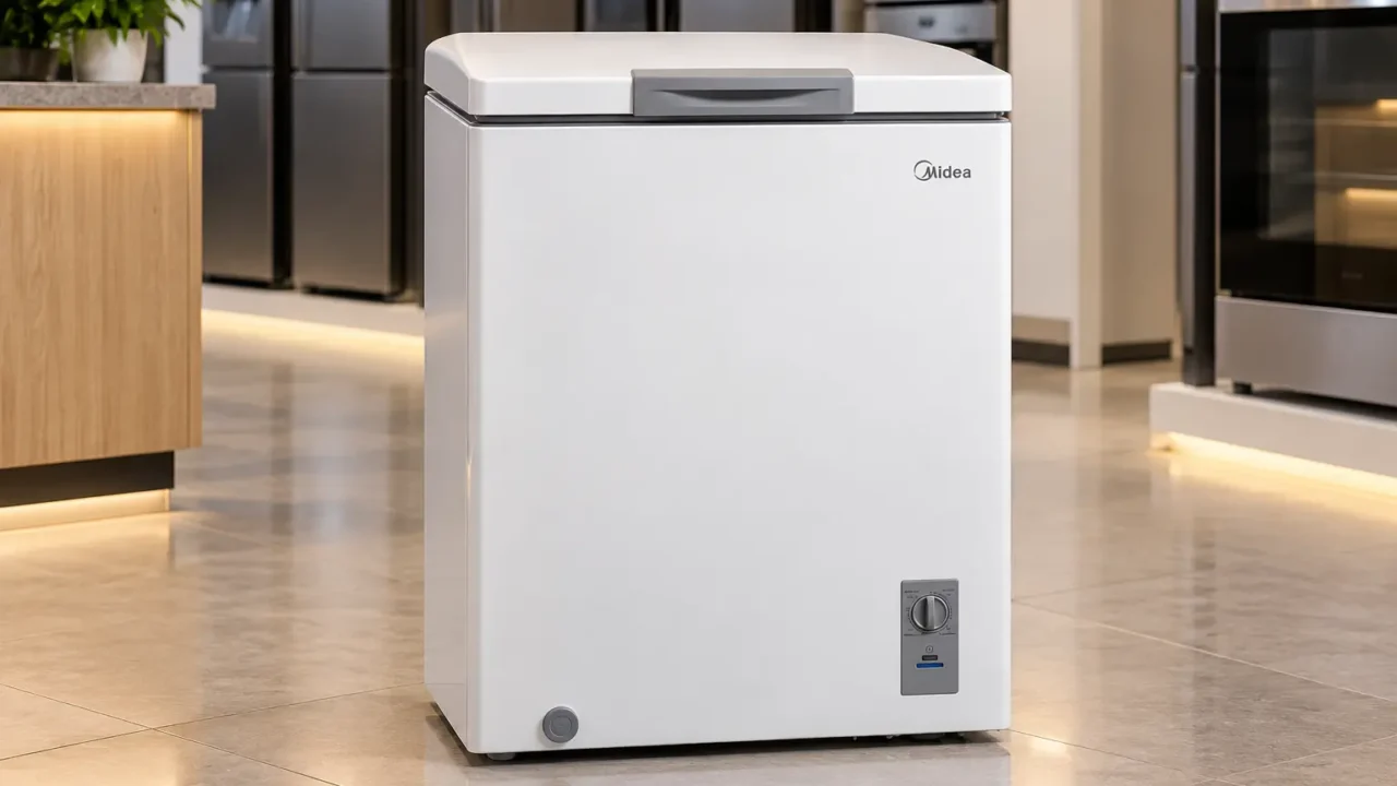 Freezer Midea 100 L ou 142 L: o que muda na escolha?