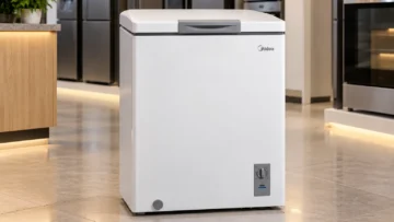 Freezer Midea 100 L ou 142 L: o que muda na escolha?