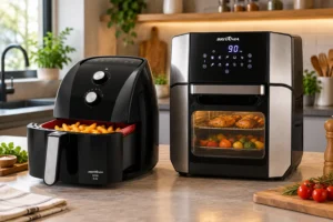 Britânia BFR50 ou BFR2100P: 5,5L com cesto ou 12L em formato forno