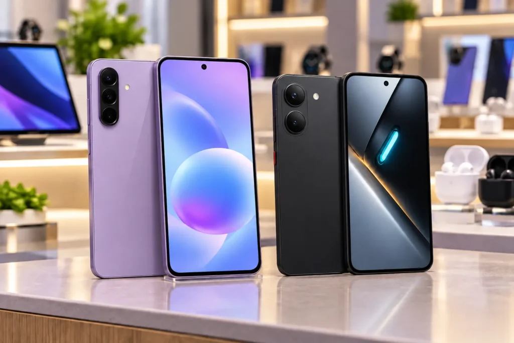 Galaxy A57 ou Poco X8 Pro: câmera e suporte contra 512GB e 12GB