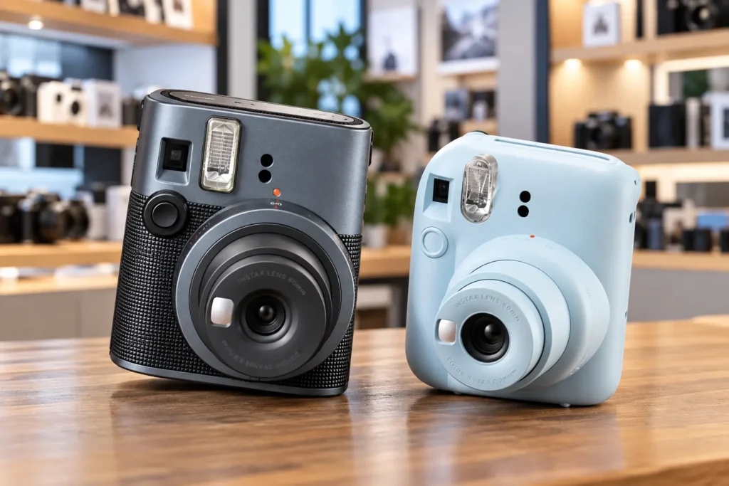 Instax Mini 41 ou Mini 12: a diferença está no close-up e acabamento