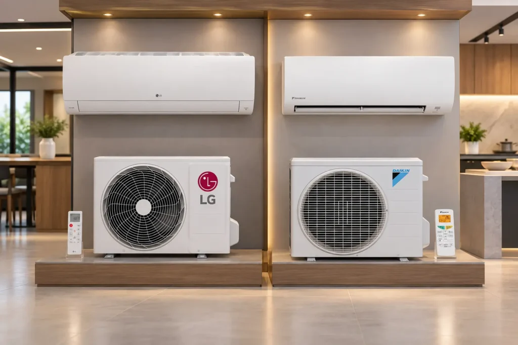 LG Dual Inverter ou Daikin Full Inverter: quente e frio ou só frio