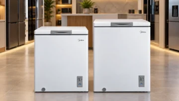 Midea 100L ou 142L: a diferença está na capacidade de armazenamento