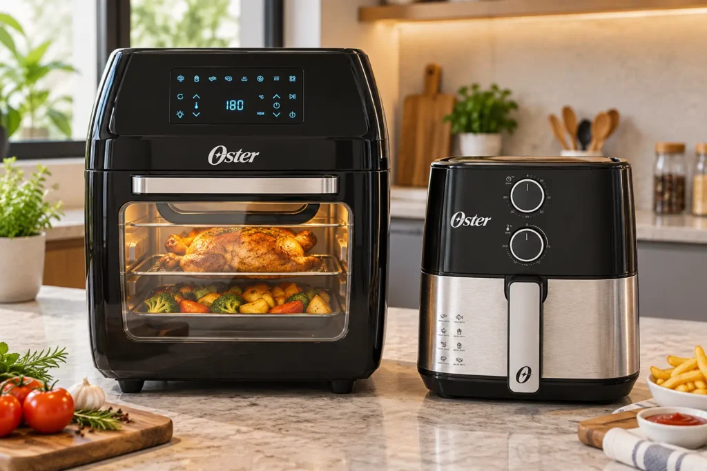 Oster Oven Fryer 12L ou OFRT520: volume e formato mudam o uso diário