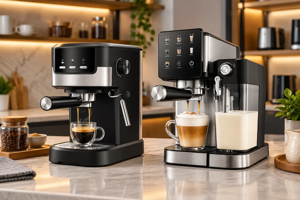 Dolce Crema ou Dolce Latte: bico vaporizador ou reservatório de leite