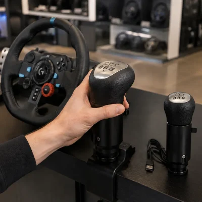 Câmbio Logitech ou volante completo: veja antes de montar seu simulador sem errar