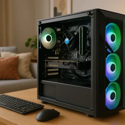 Monte seu PC: i5-10400F, RX 7600, 16GB, 480GB SSD