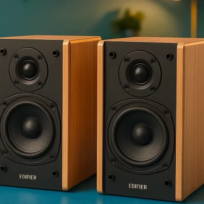 Edifier R1000T4: Som Estéreo Preciso e Design Compacto