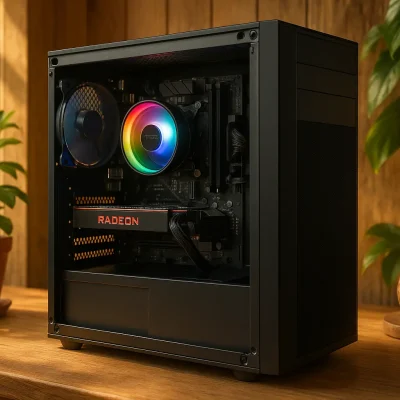 Monte seu PC: Ryzen 3 4100, RX 6600, 8GB, 240GB SSD