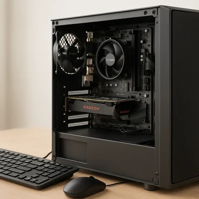 Monte seu PC: Ryzen 5 4500, RX 550, 8GB, 240GB SSD