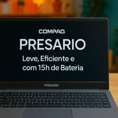 Compaq Presario 5110: Leve, Eficiente e com 15h de Bateria