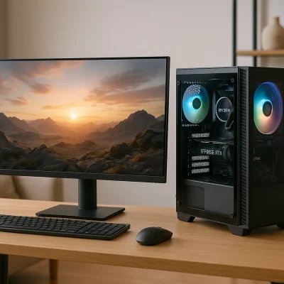 Monte seu PC: Ryzen 7 8700F, RTX 3050, 16GB, 480GB SSD