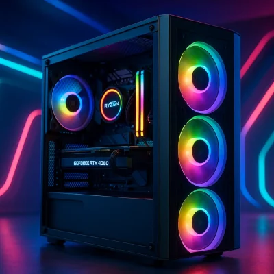 Monte seu PC: Ryzen 7 8700F, RTX 4060, 16GB, 512GB SSD