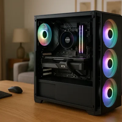 Monte seu PC: Ryzen 9 9900X3D, RTX 5090, 32GB, 2TB SSD