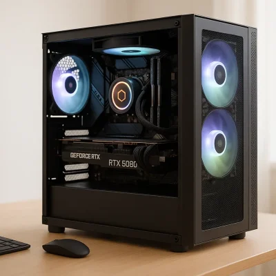 Monte seu PC: Ryzen 7 7700X, RTX 5080, 32GB, 2TB SSD