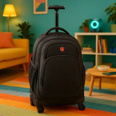 Mochila Swissport com Rodinhas: versatilidade e segurança