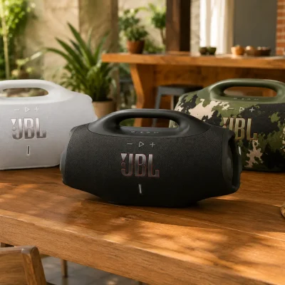 Caixa de som JBL Boombox 4: 3 versões para uso dentro e fora de casa