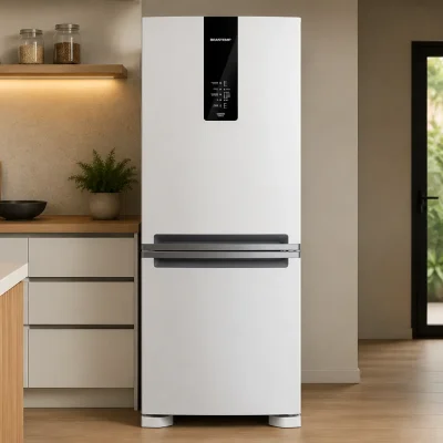 Geladeira Brastemp Inverse 447L: serve para famílias e cozinha espaçosa