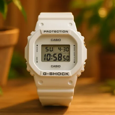 Relógio Casio G-Shock Branco DW-5600MW-7DR: estilo com resistência?